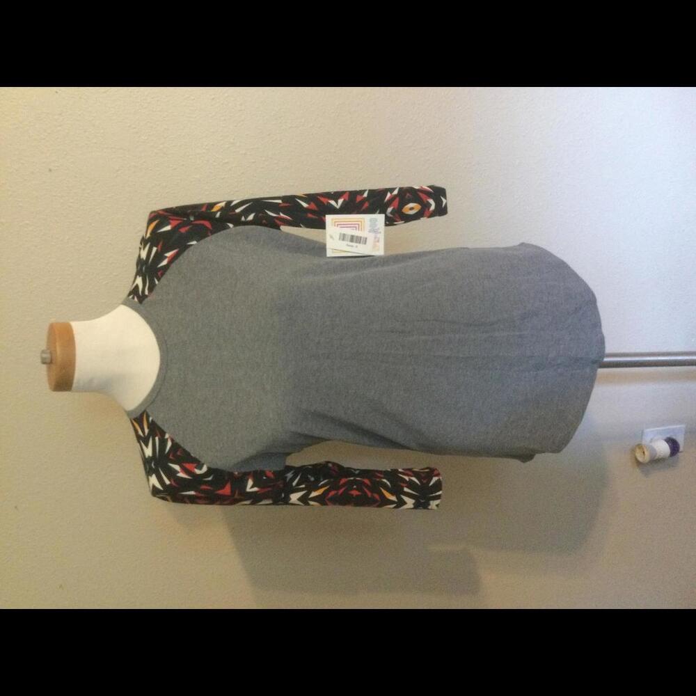 Lularoe - Randy - gray and Black - S - NWT -